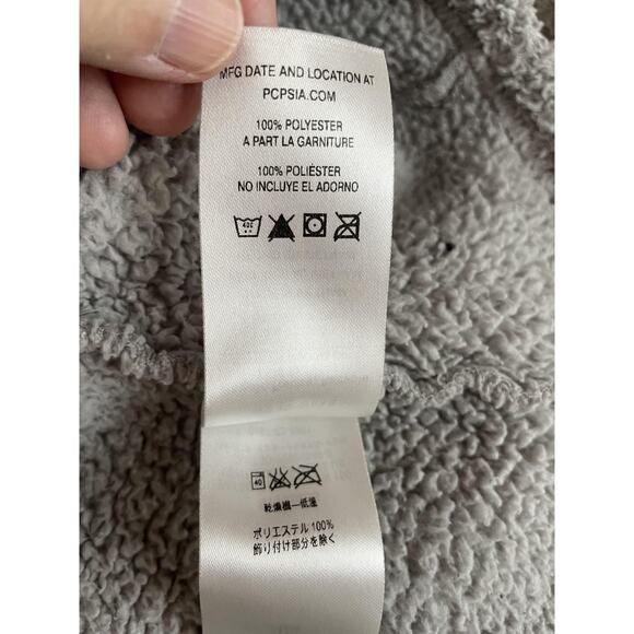 Patagonia‎ Sweater Womens Small Gray Quarter Zip Los Gatos Fleece Pullover Cozy - Picture 7 of 10